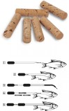 6kom - Pluteni štapić Black Cat Cork Sticks 5cm