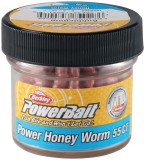 6ks - Červi Berkley PowerBait Power Honey Worm 2,5cm Bubblegum