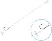 6ks - Feederový Návazec Delphin FLR Quickstop SM 8cm #6