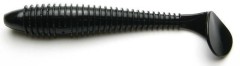 6ks - Gumena Mamac Keitech FAT Swing Impact 3,8" 9,6cm 8,5gr Crna