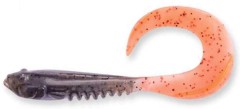 6ks - Gumová Nástraha Crazy Fish King Tail 6,5cm 26/18 Swamp Carrot