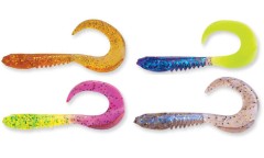 6ks - Gumová Nástraha Crazy Fish King Tail 6,5cm