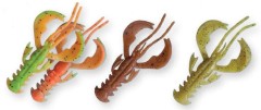 6ks - Gumová Nástraha Crazy Fish Nimble Plovoucí 8cm M115 Mix