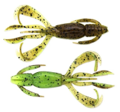 6ks - Gumová Nástraha Keitech Crazy Flapper 4,4" 11,2cm 12gr Green Pumpkin Chartreuse