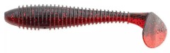 6ks - Gumová Nástraha Keitech FAT Swing Impact 3,8" 9,6cm 8,5gr Black Cherry