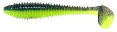 6ks - Gumová Nástraha Keitech FAT Swing Impact 3,8" 9,6cm 8,5gr Chartreuse Thunder