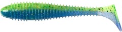 6ks - Gumová Nástraha Keitech FAT Swing Impact 3,8" 9,6cm 8,5gr Midnight Chart Back