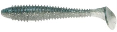 6ks - Gumová Nástraha Keitech FAT Swing Impact 4,3" 10,9cm 10,3gr Silver Shiner