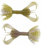 6ks - Gumová Nástraha Keitech Hyper Spider 3,2" 8cm 5gr Vio Greenie (BA-Edition)