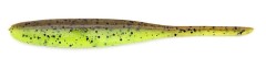 6ks - Gumová Nástraha Keitech Shad Impact 5" 12,7cm 7,2gr Green Pumpkin/Chartreuse