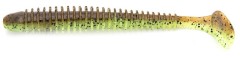 6ks - Gumová Nástraha Keitech Swing Impact 4,5" 11,4cm 9gr Green Pumpkin/Chartreuse
