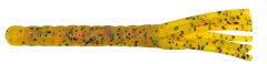 6ks - Gumová Nástraha Rage Creature Funky Worm 9cm UV Golden Glitter
