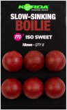 6ks - Imitace Boilies Korda Slow Sinking Boilie ISO Sweet 18mm