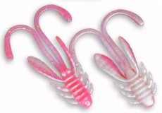 6ks - Nymfa Crazy Fish Allure 5,2cm 2gr 9D Pink Snow