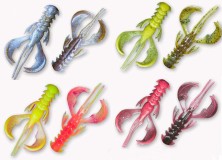7 kom - Gumena Mamac Crazy Fish Nimble 6,5cm 2,3gr