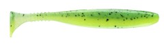 7 kom - Gumena Mamac Daiwa Tournament D'Fin 10cm UV Chartreuse Tiger