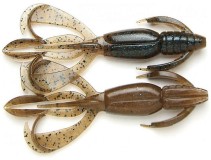 7 kom - Gumena Mamac Keitech Crazy Flapper 3,6" 9,1cm 6,6gr Plava Leđa Cimet