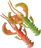 7kom - Gumeni Mamac Crazy Fish Nimble 6,5cm 2,3gr 5D Orange Chart
