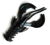 7kom - Gumeni Mamac Crazy Fish Nimble 6,5cm 2,3gr 85 Blue Leech