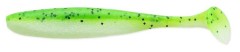 7kom - Gumeni Mamac Keitech Easy Shiner 3,5" 8,9cm 3,9gr Chartreuse Pepper Shad