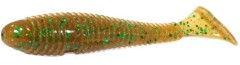 7kom - Gumeni Mamac Keitech FAT Swing Impact 3,3" 8,4cm 5,6gr Peach Green FLK