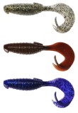 7kom - Gumeni Mamac Keitech Flapper Grub 4" 10,2cm 6,5gr