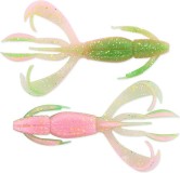 7ks - Gumová Nástraha Keitech Crazy Flapper 3,6" 9,1cm 6,6gr Electric Chicken (BA-Edition)