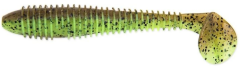 7ks - Gumová Nástraha Keitech FAT Swing Impact 3,3" 8,4cm 5,6gr Green Pumpkin Chartreuse