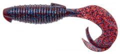 7ks - Gumová Nástraha Keitech Flapper Grub 4" 10cm 6,5gr Grape