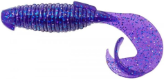 7ks - Gumová Nástraha Keitech Flapper Grub 4" 10cm 6,5gr Violet