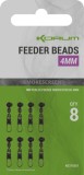 8 kom - Perle Korum Smokescreen Feeder Beads 4mm