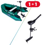 Čln Gladiator AK260 SF Zelený + Elektromotor Maxima s Náklopnou Rukoväťou A 58 LB Čln Gladiator AK260 SF Zelený + Elektromotor Maxima s Náklopnou Rukoväťou A 58 LB