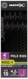 8kom - Gotovi Predvez Matrix MXC-1 4” Rigs 0,145mm/Vel. 16