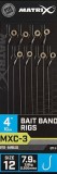 8kom - Gotovi Predvez Matrix MXC-3 Bait Band Pole Rigs Barbless Veličina 12