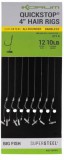 8kom - Gotovi Predvezi Korum Big Fish Quickstop Hair Rigs Barbless 38cm