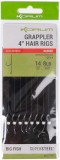 8kom - Gotovi Predvezi Korum Grappler Hair Rigs Barbed 10cm Veličina 14 0,23mm/8lb