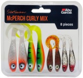 8kom - Gumeni Mamac Abu Garcia Svartzonker McPerch Curly Mix Assorted