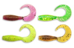 8kom - Gumeni Mamac Crazy Fish Angry Spin 2,5cm 0,22gr