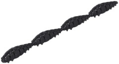 8kom - Gumeni Mamac Mikado M-Area Multi Insect 4x23mm Black