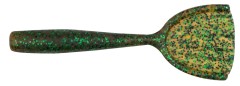 8kom - Gumeni Mamac Rage Creature Shovel Shad 7cm Green Pumpkin UV