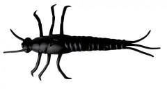 8kom - Gumeni Mamac Savage Gear 3D PVC Mayfly Nymph 5cm 1g Black