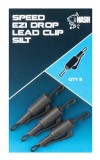 8kom - Kopča za Olovo Nash Speed Ezi Drop Lead Clip