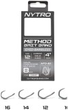 8kom Predvez Nytro NTO-B3 Barbless Method 10cm Latex Bait Band Veličina 12, 0,23mm