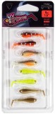 8kom - Set Mamaca Rage Spikey Mixed Colour Lure Pack 4cm