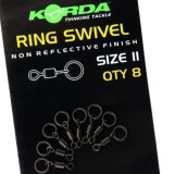 8kom - Vrtilice Korda Flexi Ring Swivel