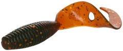 8ks - Gumená Návnada Mikado Twister 5,1cm Motoroil Gold