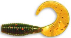 8ks - Gumová Nástraha Crazy Fish Angry Spin 2,5cm 0,22gr 14 UV Motor Oil