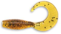8ks - Gumová Nástraha Crazy Fish Angry Spin 2,5cm 0,22gr 17 Pepper Caramel