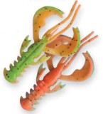 8ks - Gumová Nástraha Crazy Fish Nimble Plovoucí 5cm 5D Orange-Chart