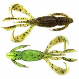 8ks - Gumová Nástraha Keitech Crazy Flapper 2,8" 7,1cm 3,4gr Green Pumpkin Chart.